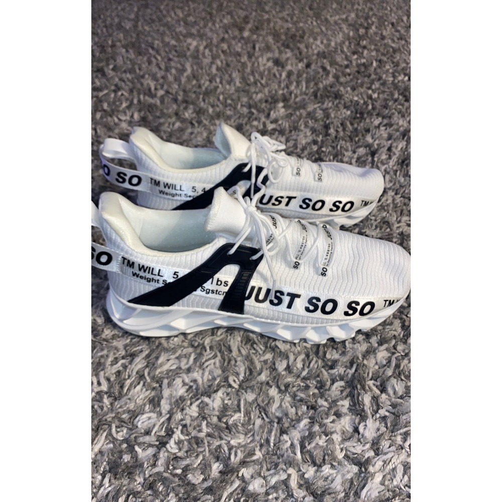 UMYOGO Mens Athletic Tennis Shoes, White, EURO 47 (US 13)‎